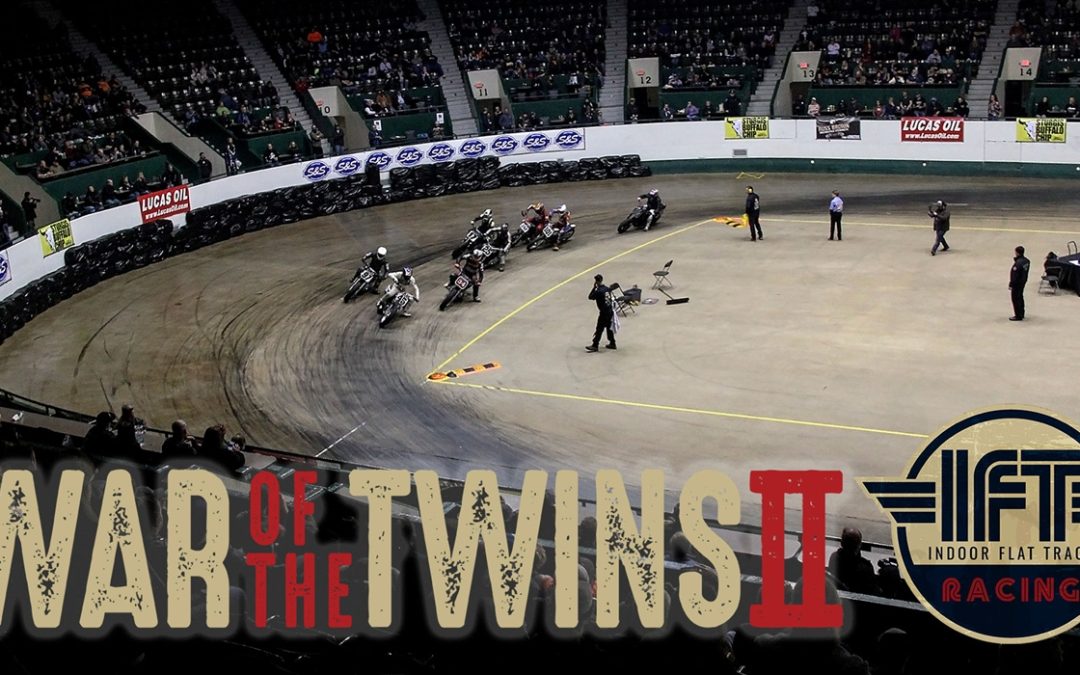 Hooligans Battle it Out at War of the Twins II Indoor Flat Track Races