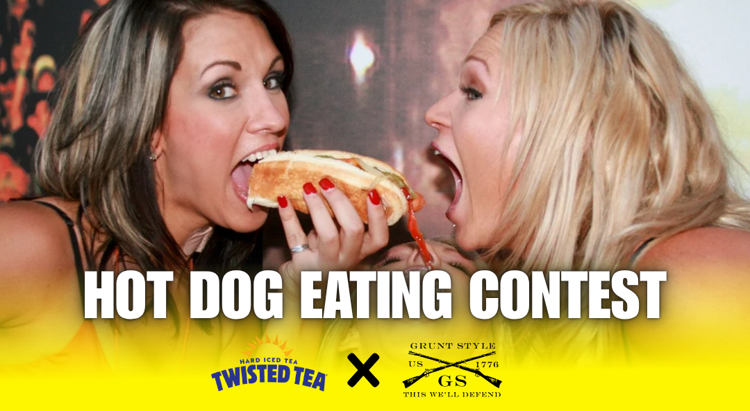 Twisted X Club Grunt Style Hot Dog Party Eating Contest