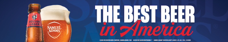 The best beer in America - Sam Adams Boston Lager