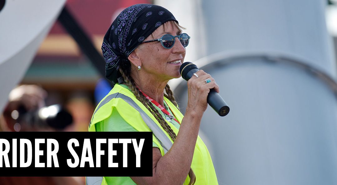 Group Riding Safety Message from Safety Expert and Former Ride Captain, Vicky Roberts-Sanfelipo