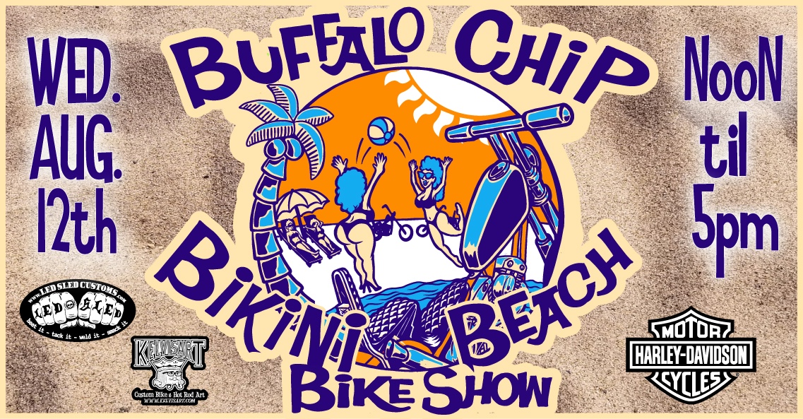 Bikini Beach Bike Show Presented by Led Sled Customs at the Buffalo Chip on