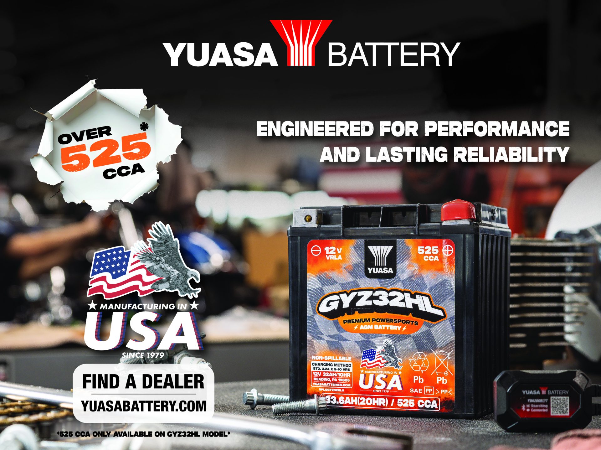 Yuasa Battery - Desktop