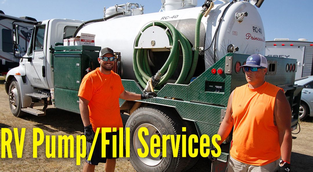 RV Pump and Fill Services during the Sturgis rally