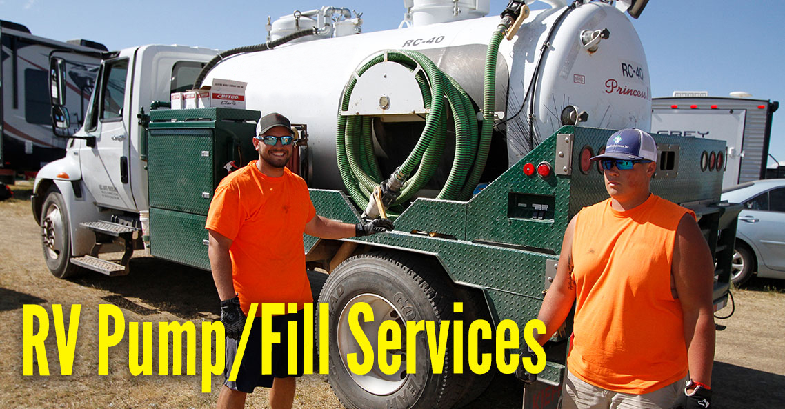 RV Pump and Fill Services during the Sturgis rally