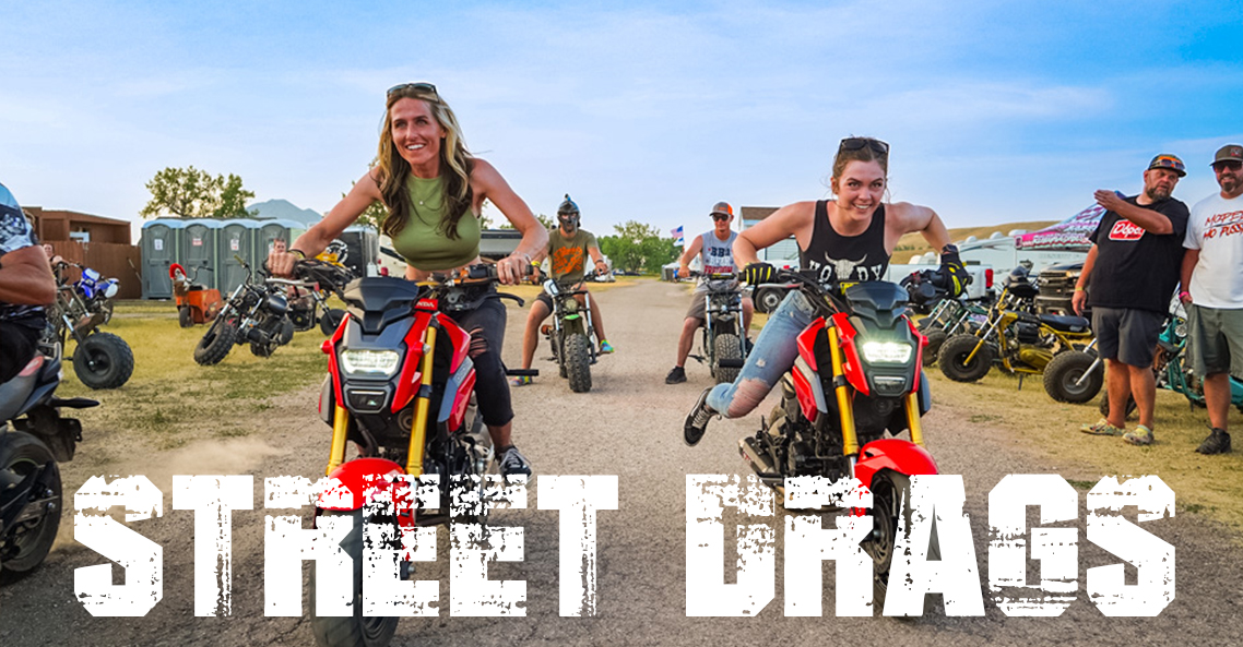 Minibike Street Drags at the Buffalo Chip on
