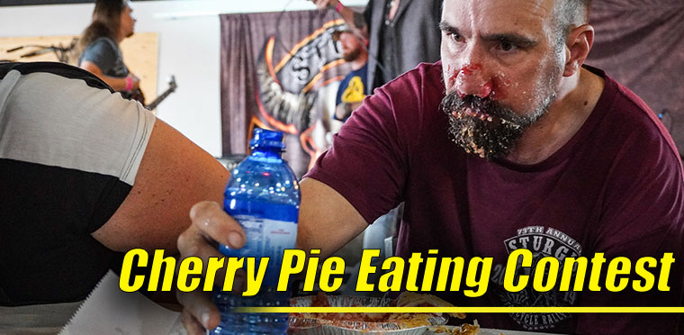 Cherry Pie Eating Contest - Wednesday, Aug. 9, 2023 Cherry Pie Eating Contest - Wednesday, Aug. 9, 2023