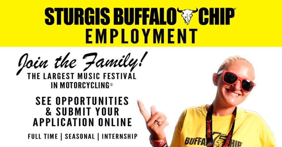 Sturgis Rally Jobs Legendary Sturgis Buffalo Chip