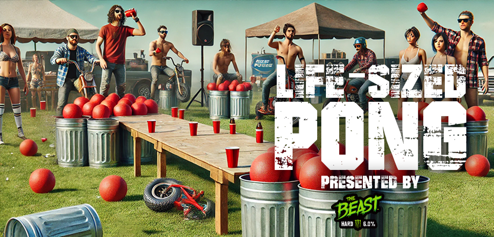 Beast Life-sized Pong  - August 4, 2025 - 3:00 - 4:00 p.m.