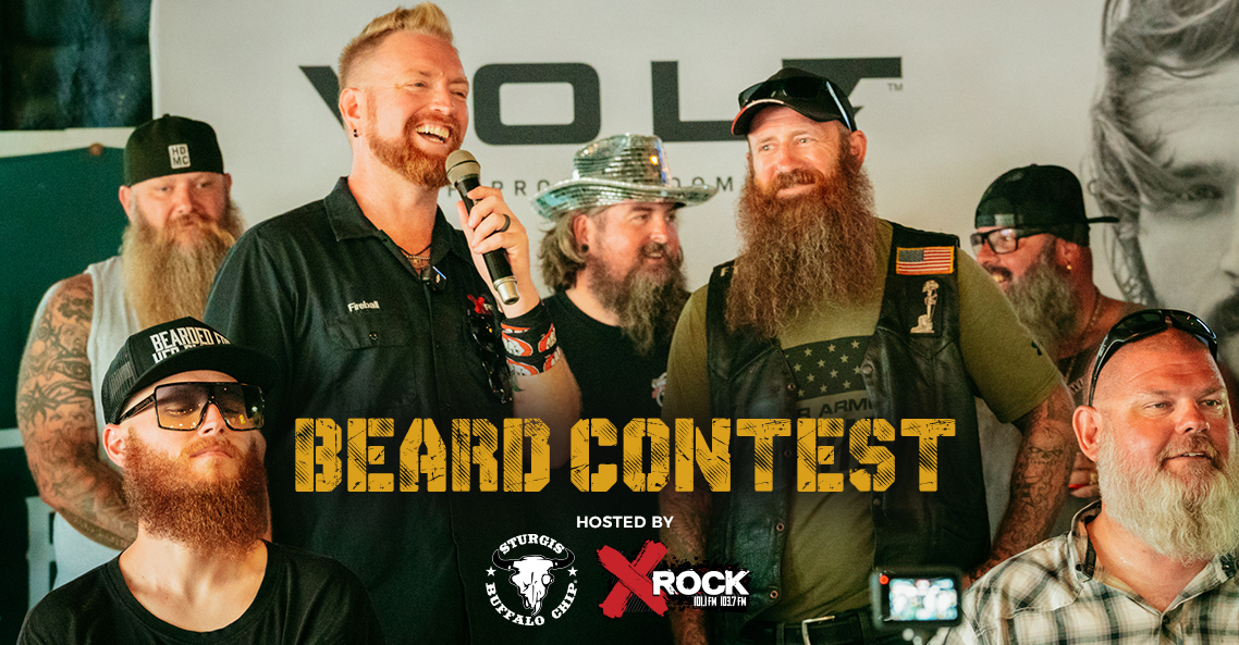 Beard Contest Hosted by XROCK at the Buffalo Chip on 