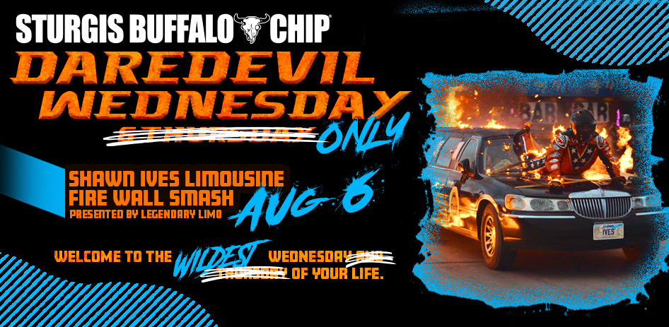 Shawn Ives Limousine Fire Wall Smash - Presented by Legendary Limousine - Wednesday, Aug. 6, 2025