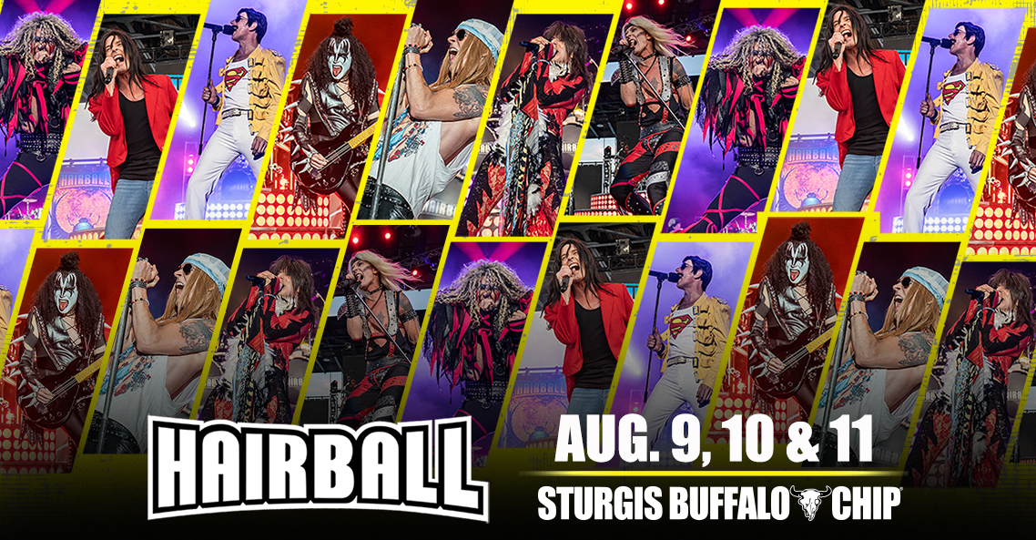 sbc-hairball-1138x593 David Lee Roth - Aug 7, 2026 at Sturgis Buffalo Chip