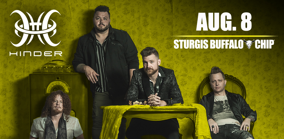Hinder at the Buffalo Chip on Friday, August 8, 2025