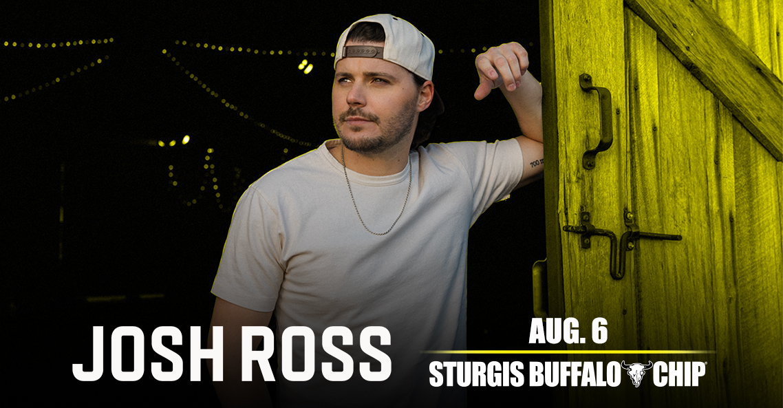 Josh Ross at the Buffalo Chip on Wednesday, August 6, 2025