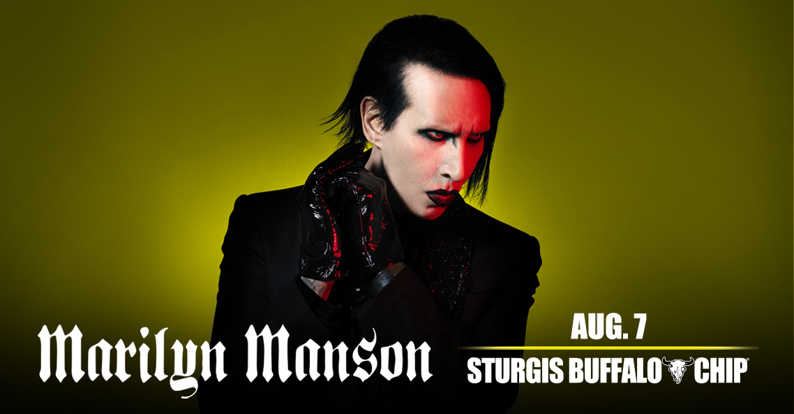 Marilyn Manson at the Buffalo Chip on Thursday, August 7, 2025
