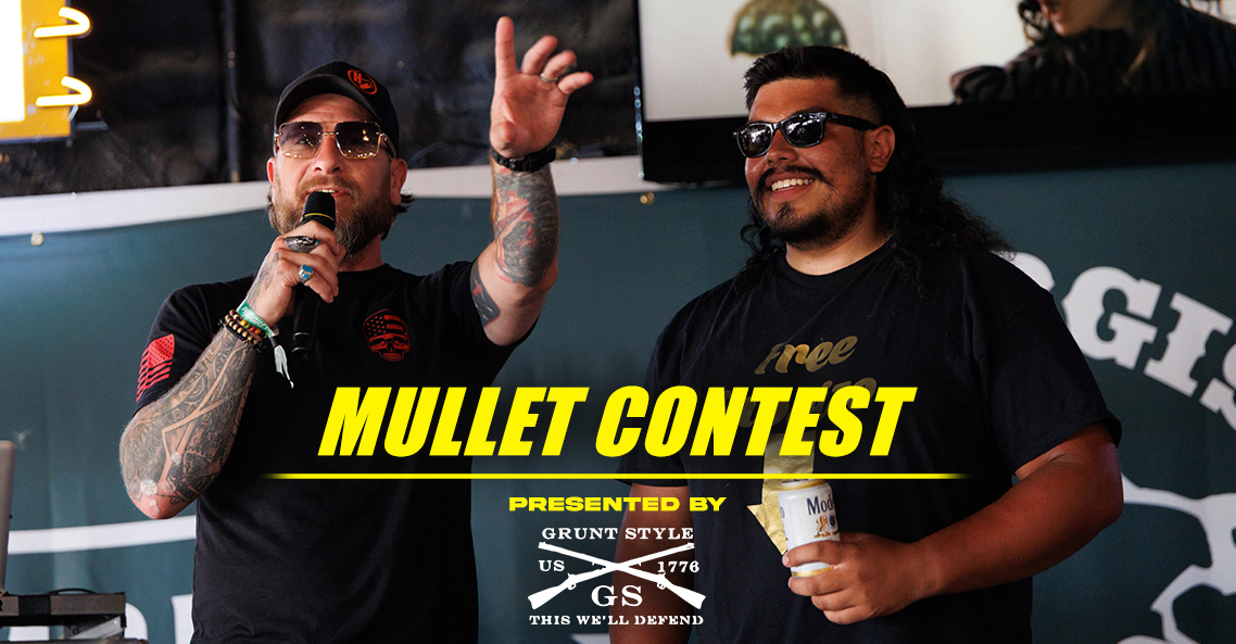 Mullet Madness Contest Presented by Grunt Style at the Buffalo Chip on 