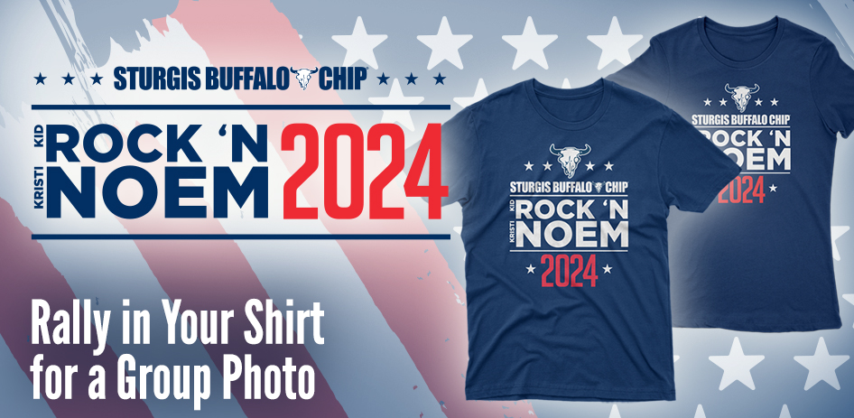 Rock ‘N Noem Campaign Shirt Group Photo